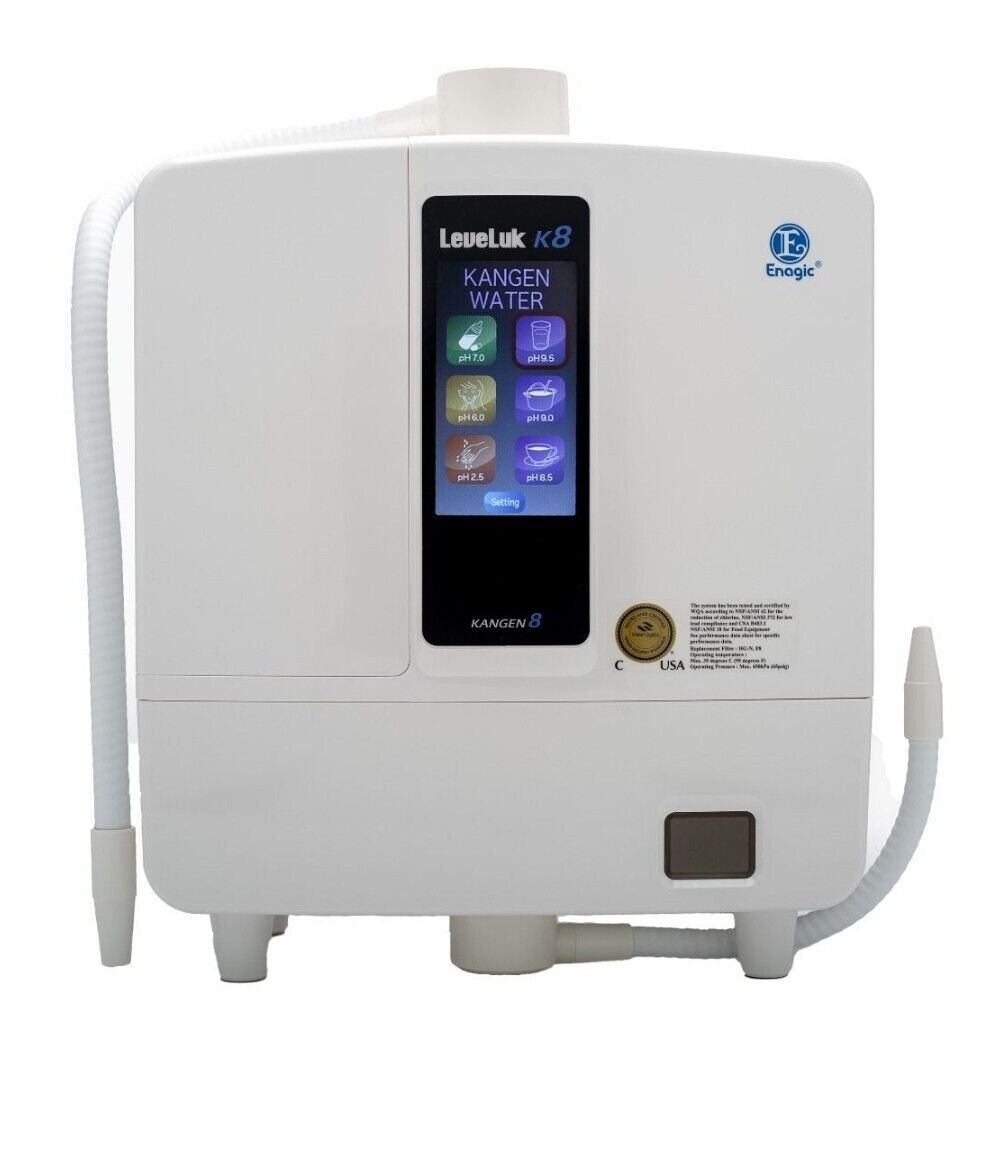 Kangen water machine countertop setup